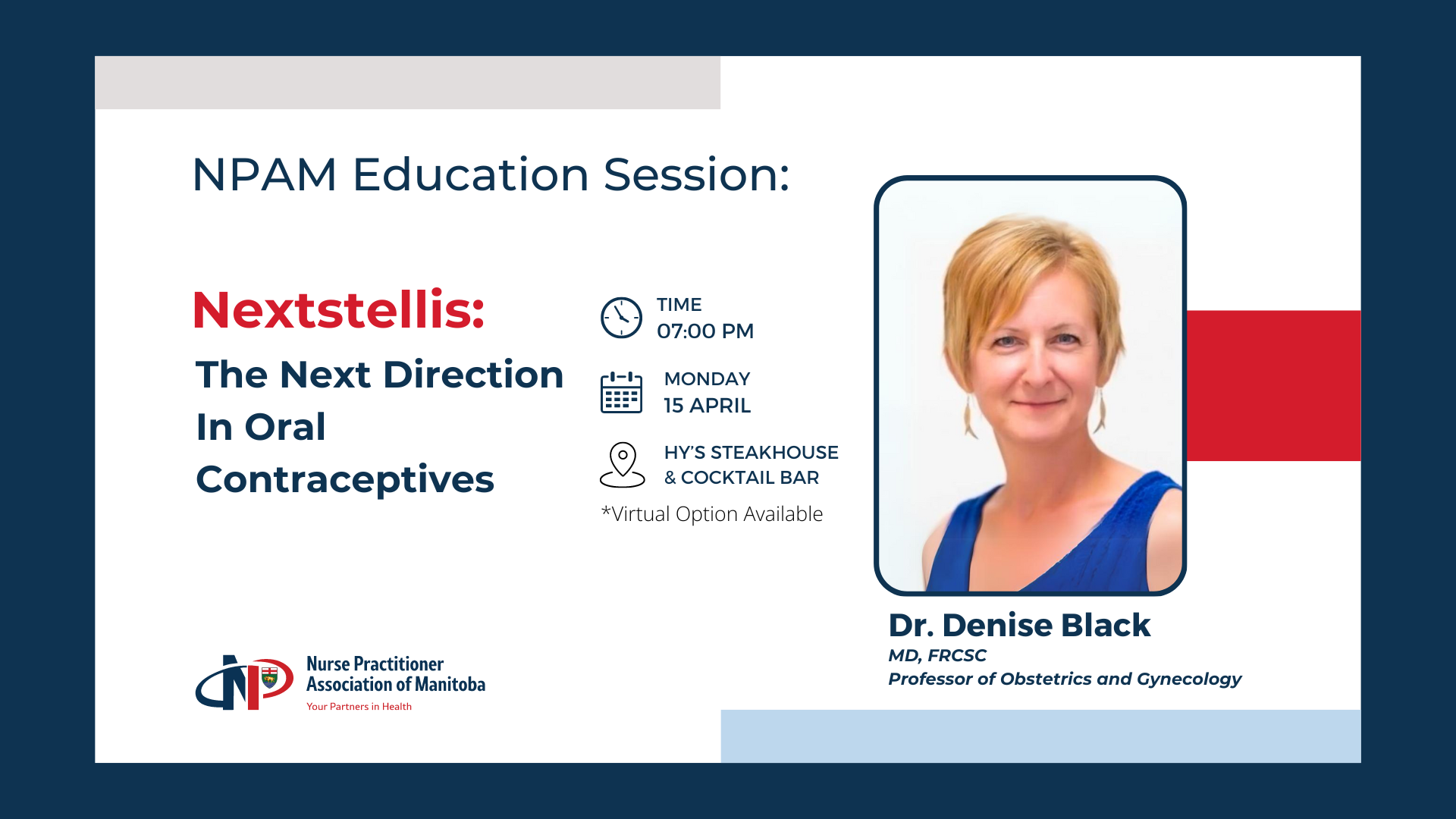NPAM Education Event - Nextstellis: The Next Direction In Oral Contraceptives