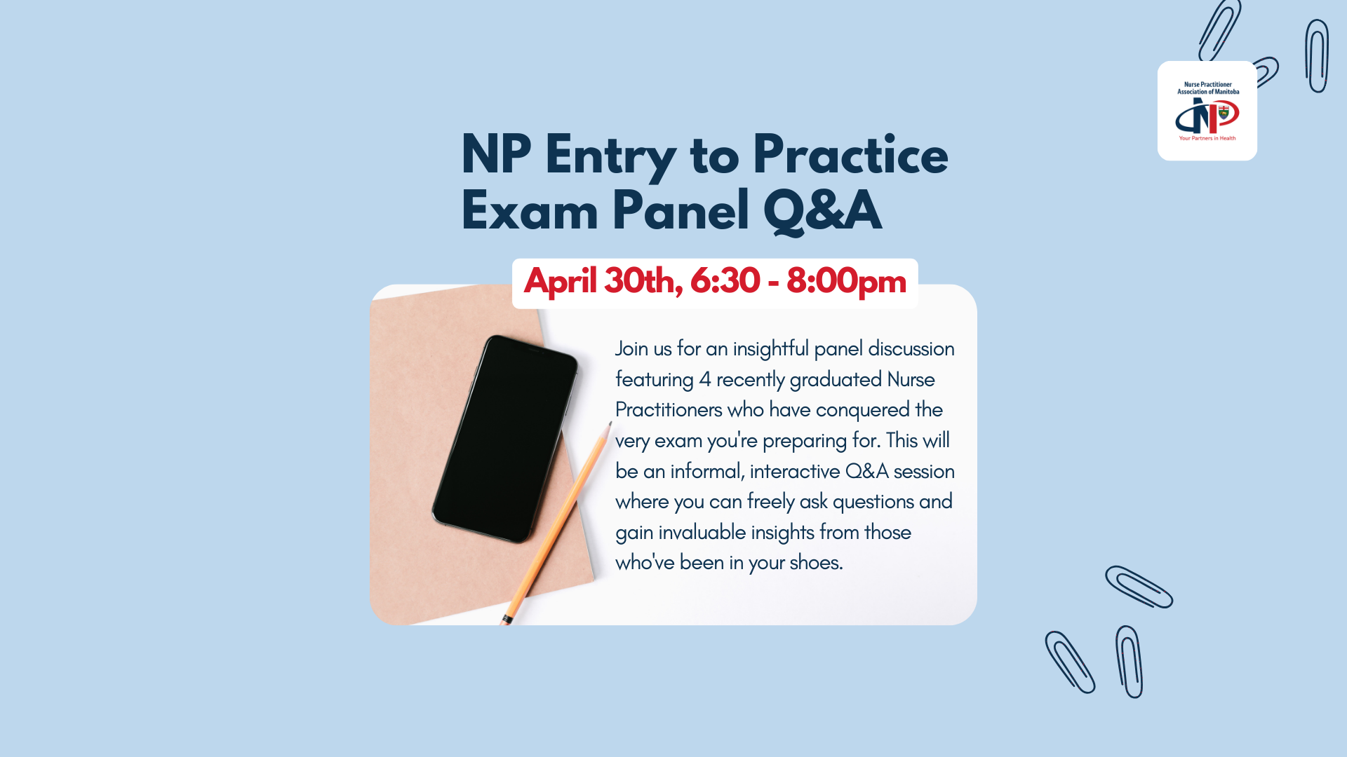 NPAM Education Event: Entry to Practice Exam - NP expert panel discussion